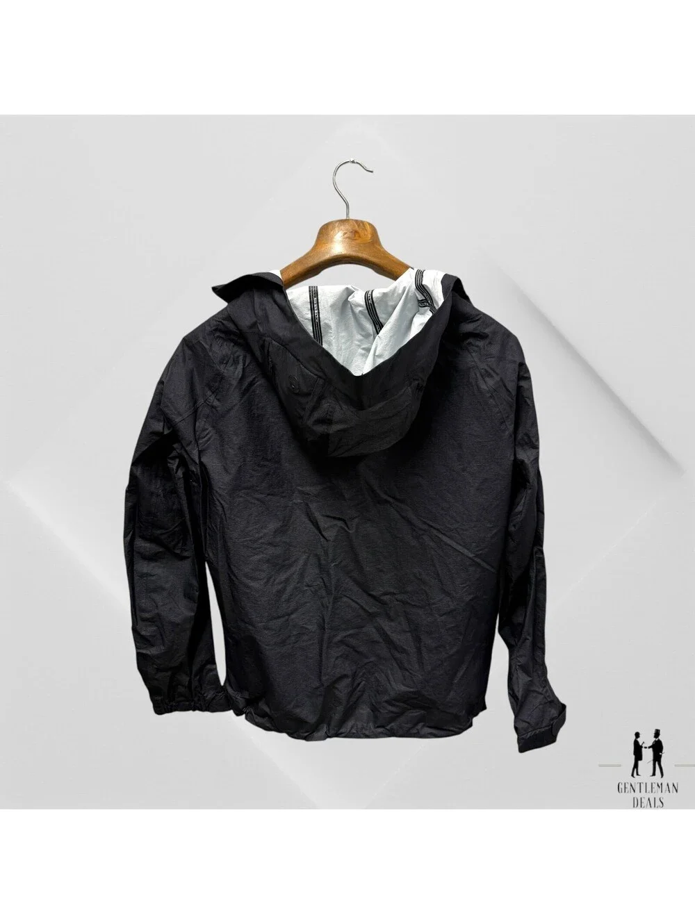 DESCENTE ALLTERRAIN Para-Hem Air Inflator Jacket Black Made in Japan JP L US S
